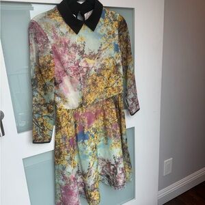 Ted Baker London- Floral Collared Dress